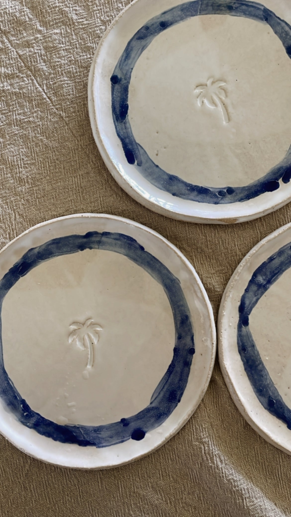 PRE ORDER Ceramic Palm small plate