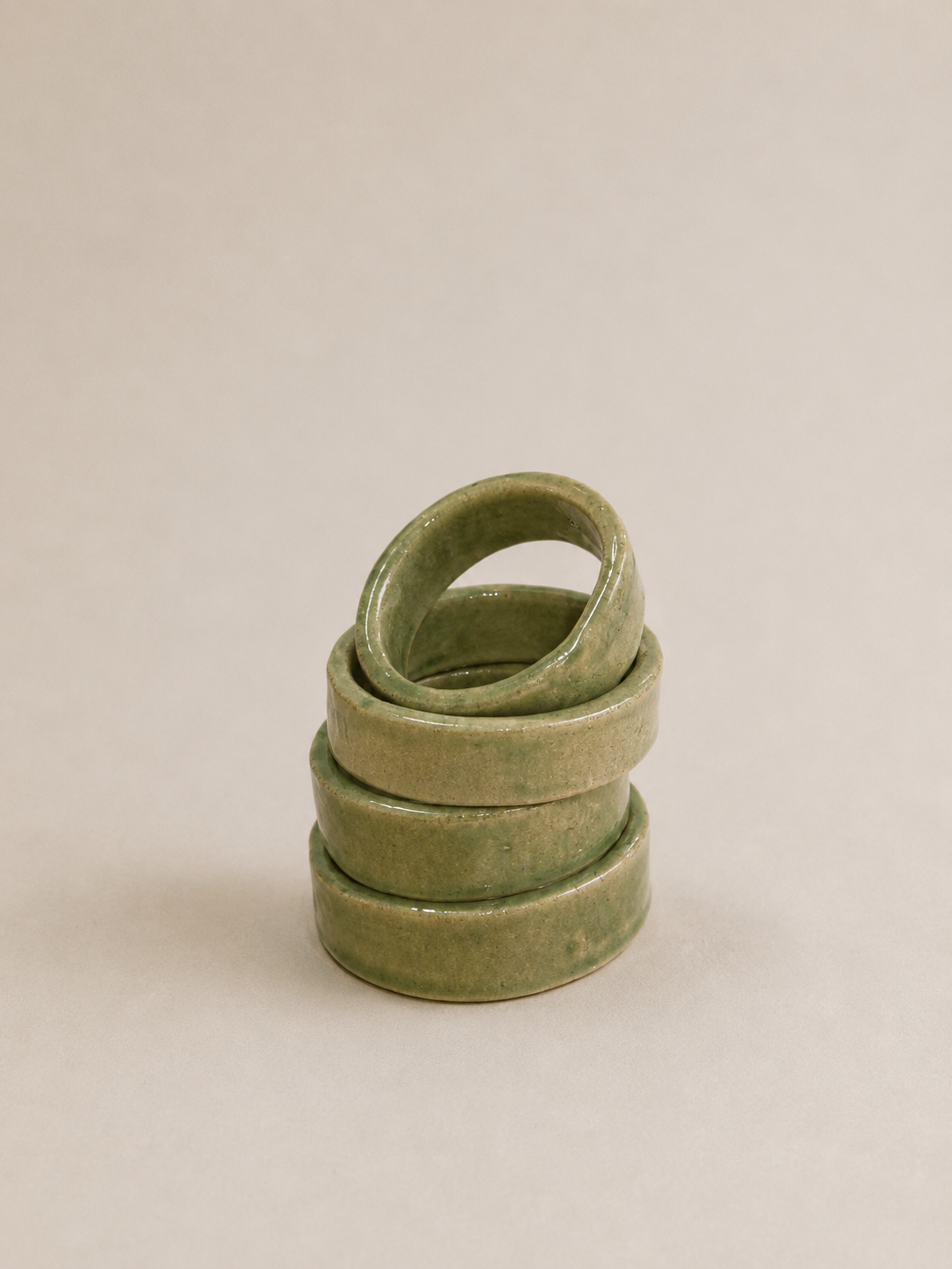 Ceramic Bangle - Green