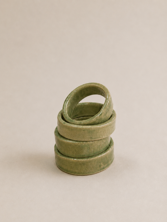 Ceramic Bangle - Green