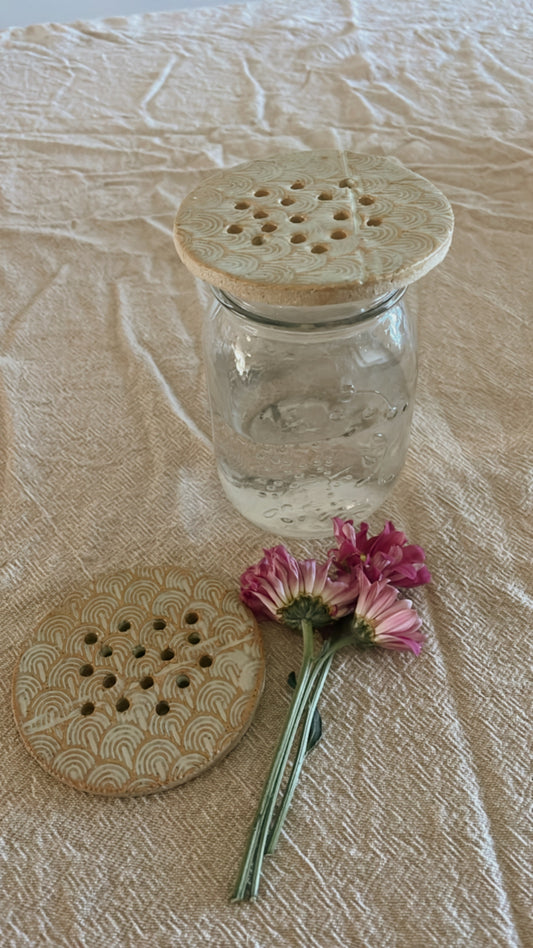 Ceramic Flower frog