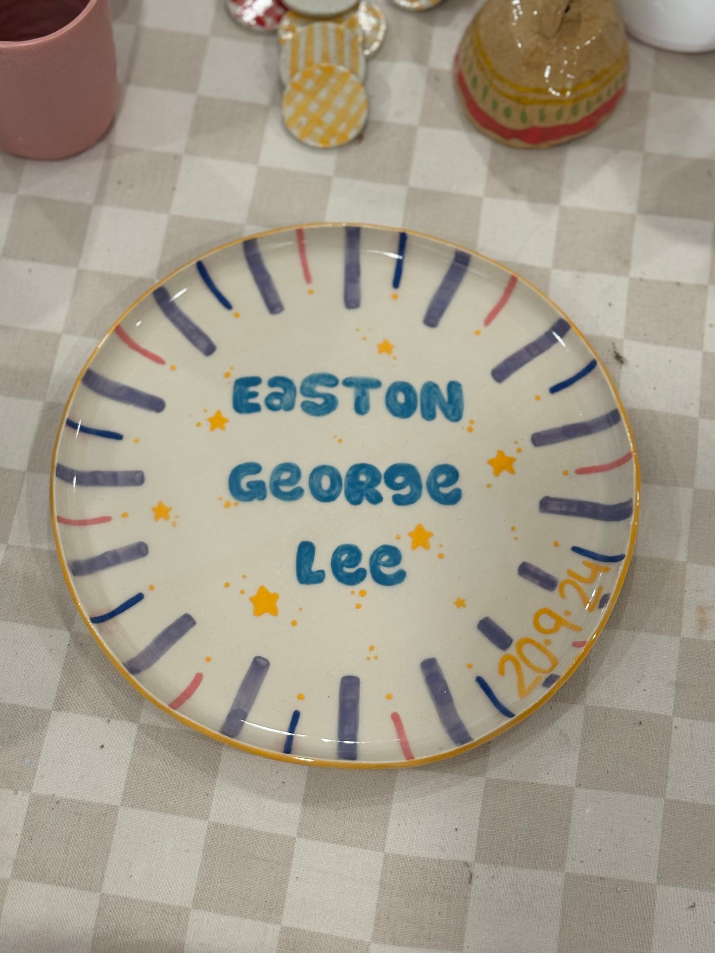 Paint your own Cake Plate