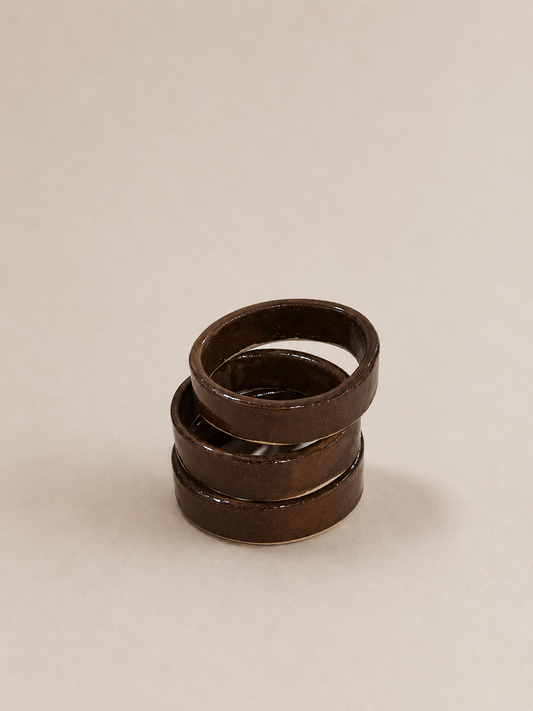 Ceramic Bangle - Rust