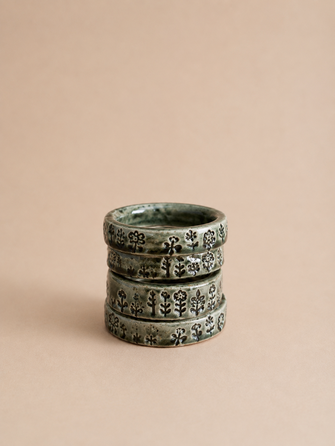Ceramic Bangle - Whimsy Blue