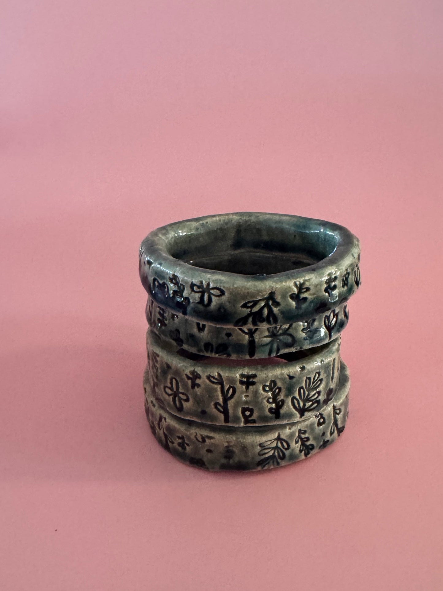 Ceramic Bangle - Whimsy Blue