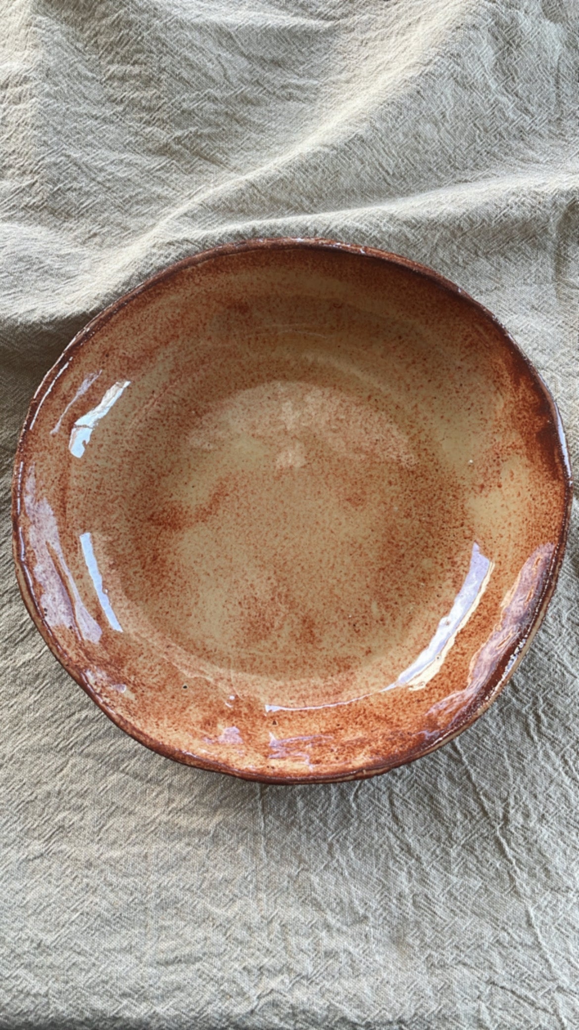 Rustic serving bowl