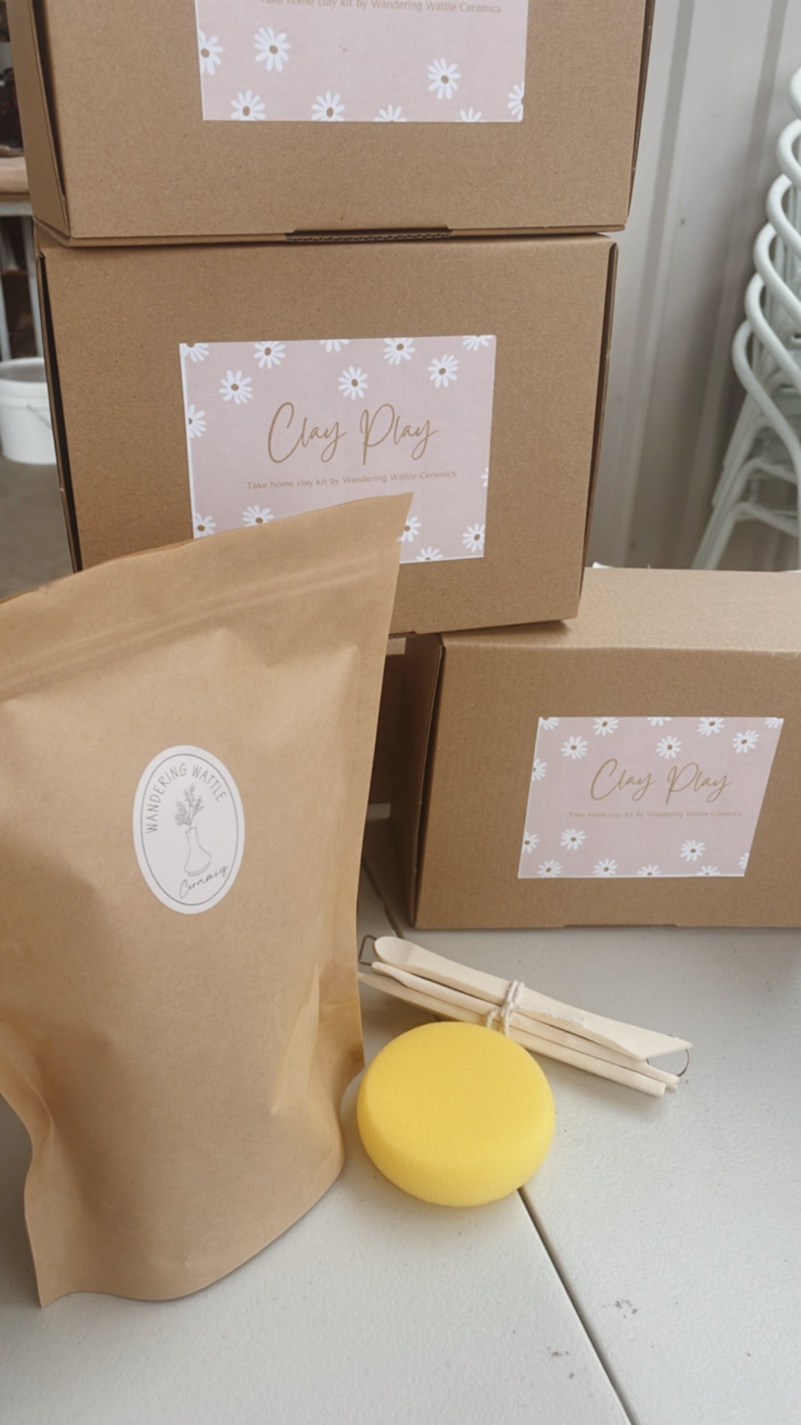 Clay Play - take home pottery kits