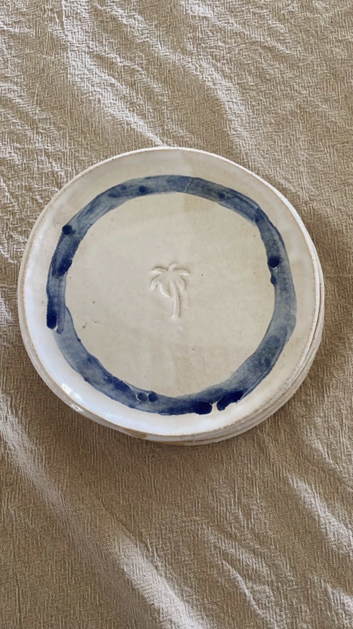 PRE ORDER Ceramic Palm small plate