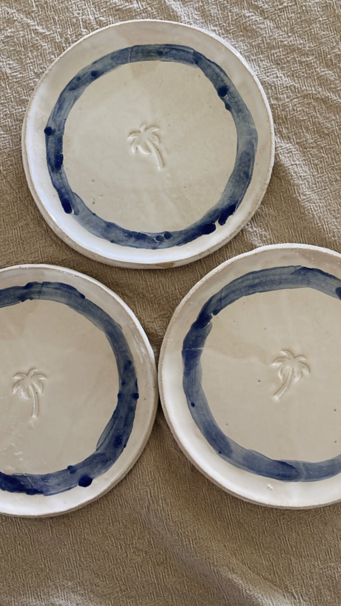 Ceramic Palm small plate