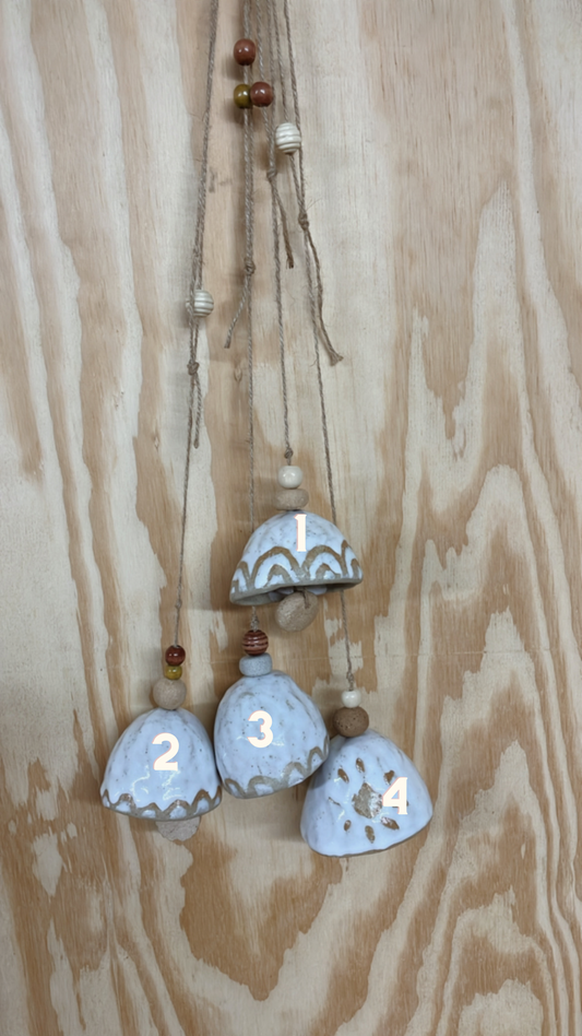 Ceramic Hanging Bells 1pc