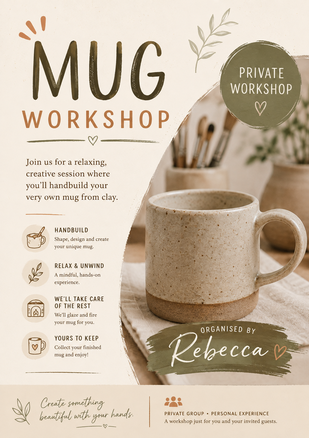 Private Pottery Workshop - Rebecca