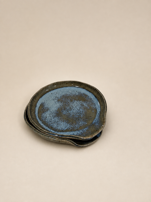Ceramic spoon rest - Blue